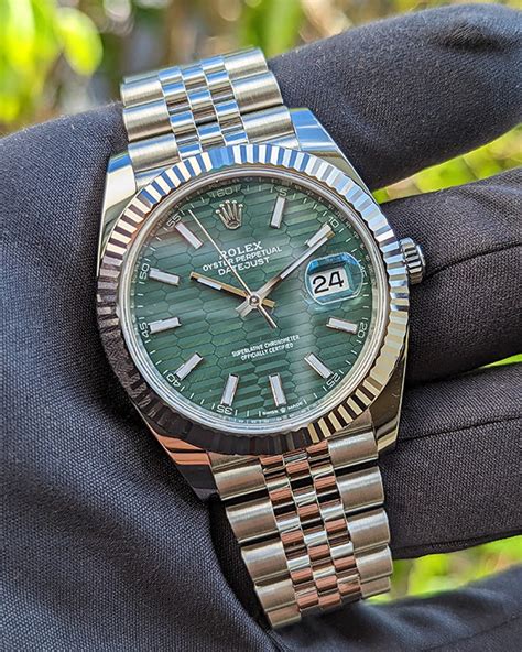 rolex datejust 2 green dial|rolex 41mm datejust mint dial.